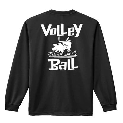 バレーボール バレーボールカートゥーン 七転び八起き 吸水速乾ドライロングTシャツ