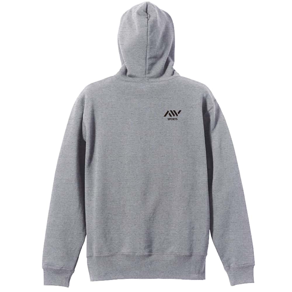 陸上競技 高速戦隊アスレンジャー 裏パイルプルオーバーパーカー 背面デザイン