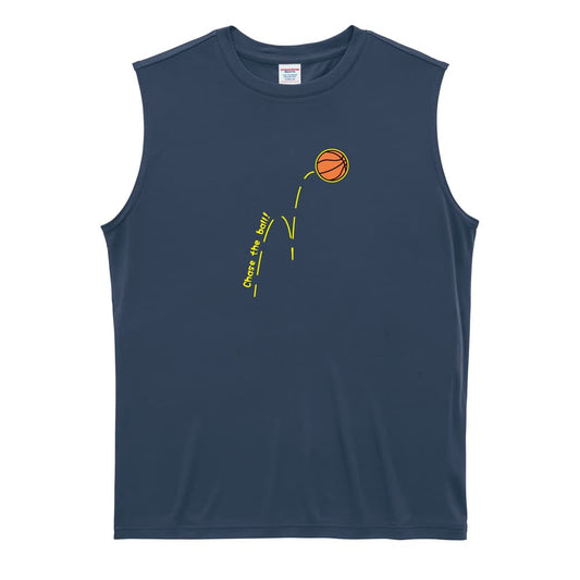 バスケットボール Chase the ball リサイクルポリエステル ノースリーブシャツ