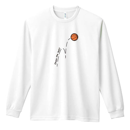 バスケットボール Chase the ball 吸水速乾ドライロングTシャツ