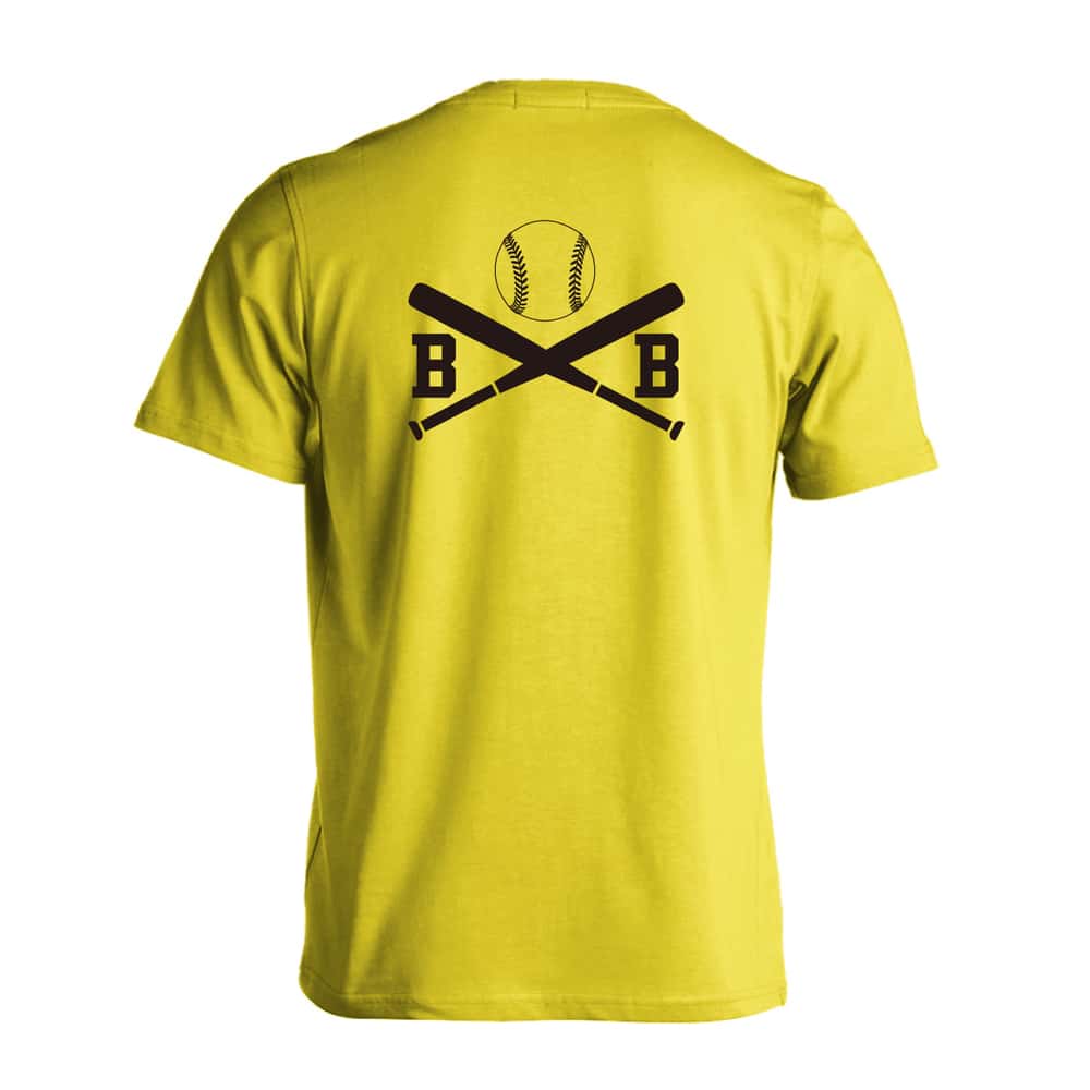 野球 BB カレッジ風デザイン 吸水速乾ドライTシャツ