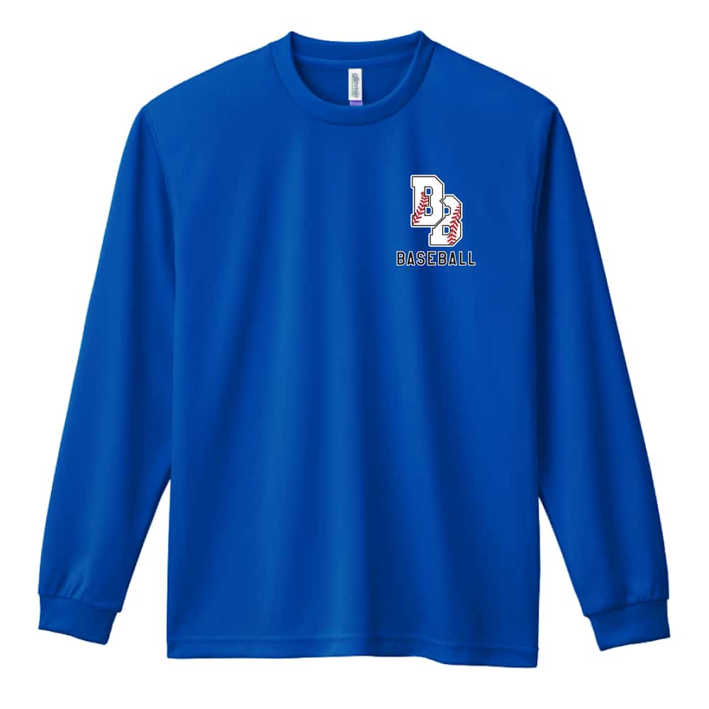 野球 BB BASEBALL 吸水速乾ドライロングTシャツ