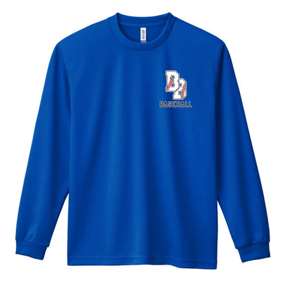 野球 BB BASEBALL 吸水速乾ドライロングTシャツ