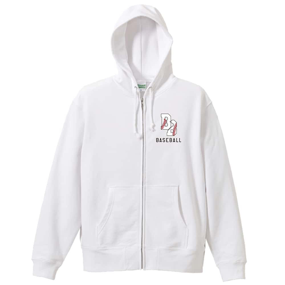 野球 BB BASEBALL 裏パイルジップパーカー