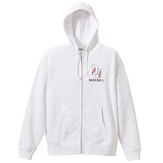野球 BB BASEBALL 裏パイルジップパーカー