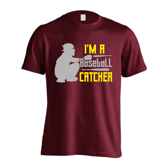 野球 I'M A CATCHER 吸水速乾ドライTシャツ