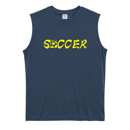 サッカー SOCCER BALL リサイクルポリエステル ノースリーブシャツ
