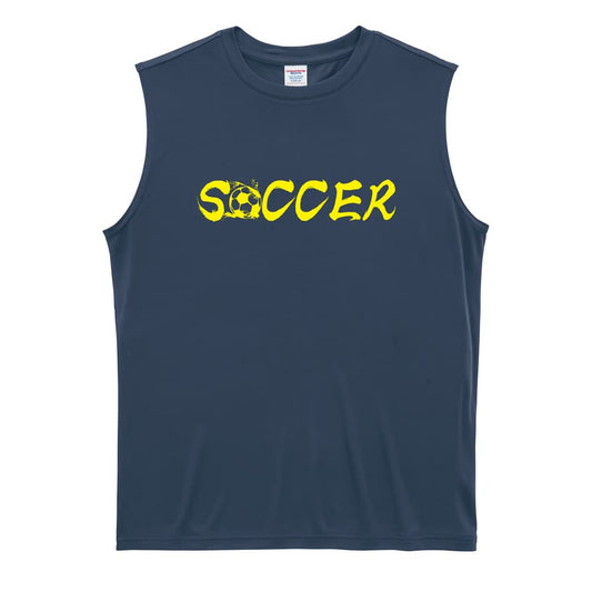 サッカー SOCCER BALL リサイクルポリエステル ノースリーブシャツ