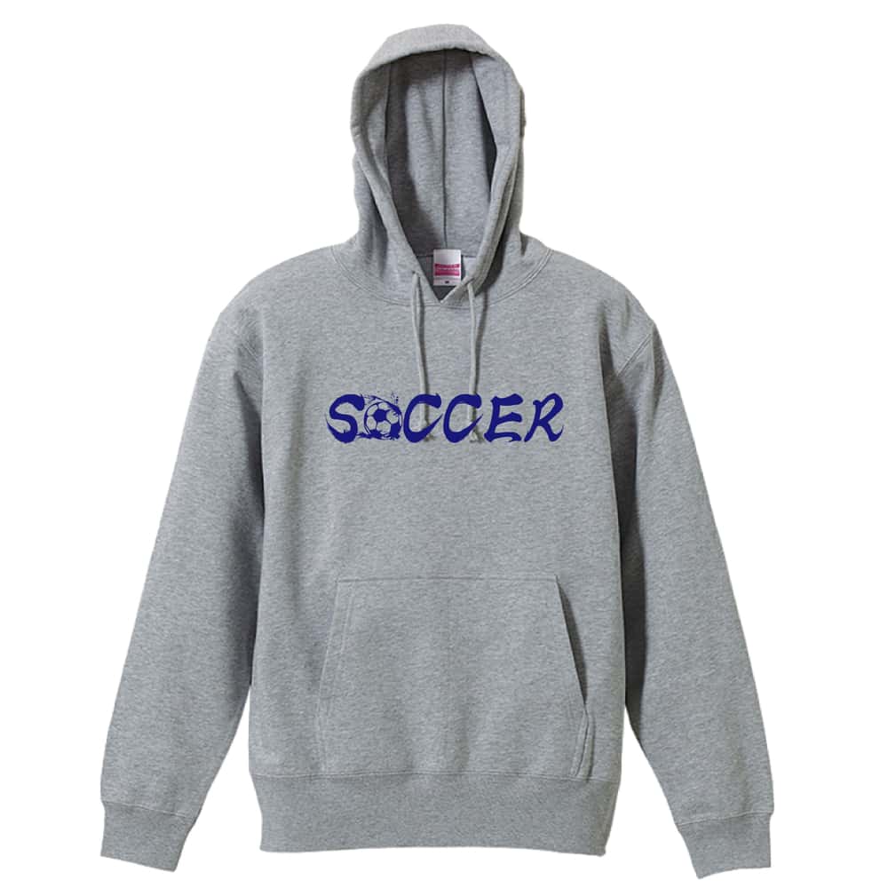 サッカー SOCCER BALL 裏パイルプルオーバーパーカー