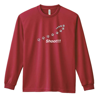サッカー SHOOT 吸水速乾ドライロングTシャツ