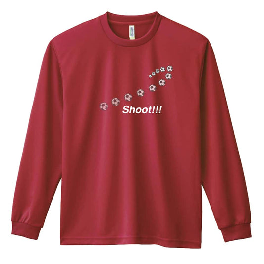 サッカー SHOOT 吸水速乾ドライロングTシャツ
