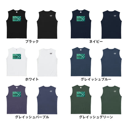 バドミントン Badminton コートデザイン リサイクルポリエステル ノースリーブシャツ カラーバリエーション一覧