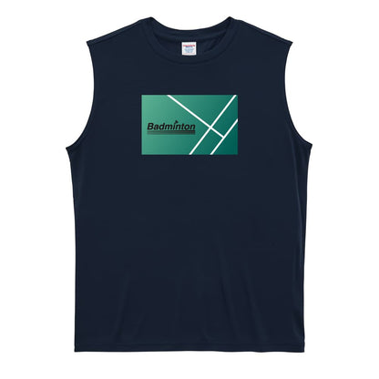 バドミントン Badminton コートデザイン リサイクルポリエステル ノースリーブシャツ