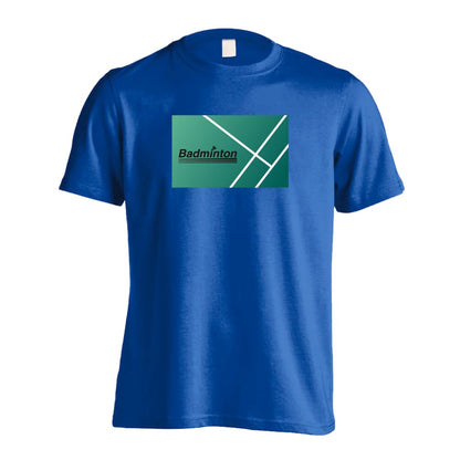 バドミントン Badminton コートデザイン 吸水速乾ドライTシャツ