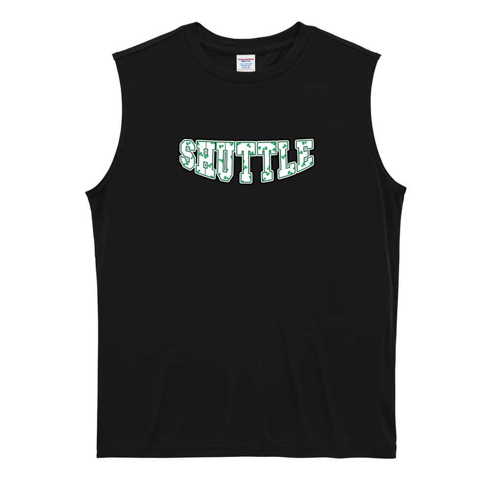 バドミントン SHUTTLE リサイクルポリエステル ノースリーブシャツ