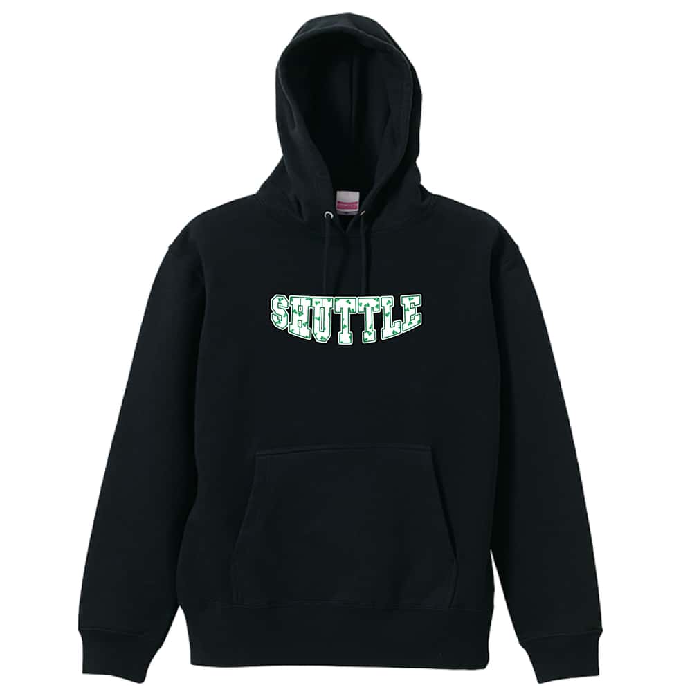 バドミントン SHUTTLE 裏パイルプルオーバーパーカー