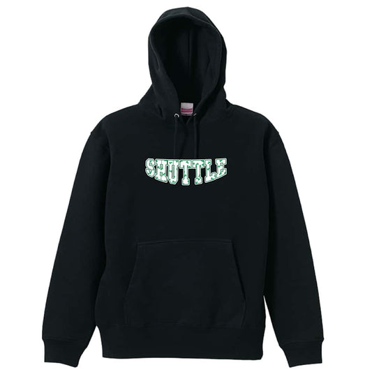 バドミントン SHUTTLE 裏パイルプルオーバーパーカー