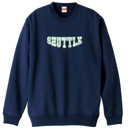 バドミントン SHUTTLE 裏パイルスウェットトレーナー