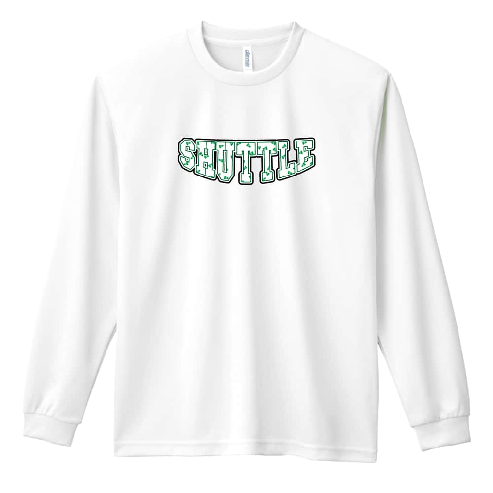 バドミントン SHUTTLE 吸水速乾ドライロングTシャツ