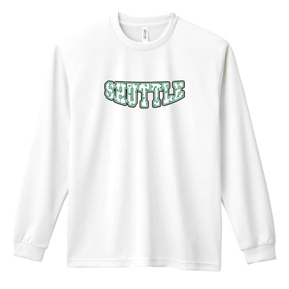 バドミントン SHUTTLE 吸水速乾ドライロングTシャツ