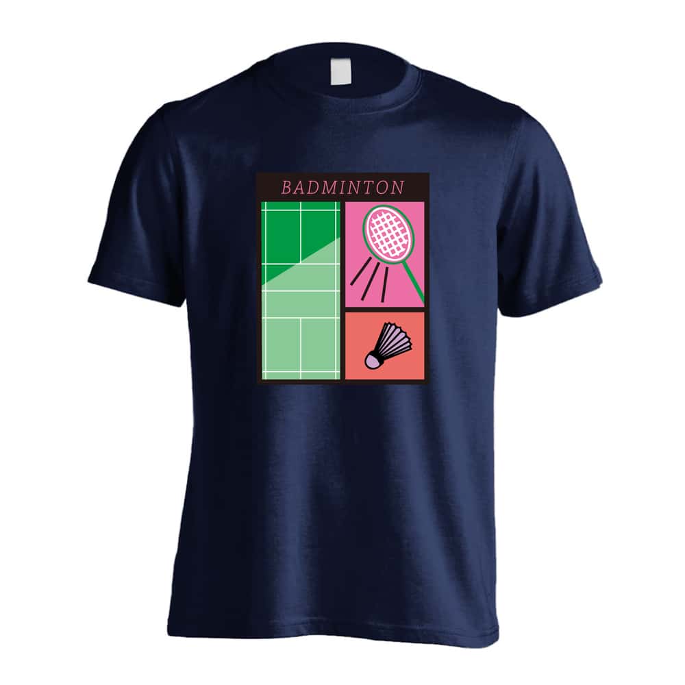 バドミントン パステルバドミントン 吸水速乾ドライTシャツ