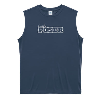 スケボー i’m not POSER リサイクルポリエステル ノースリーブシャツ