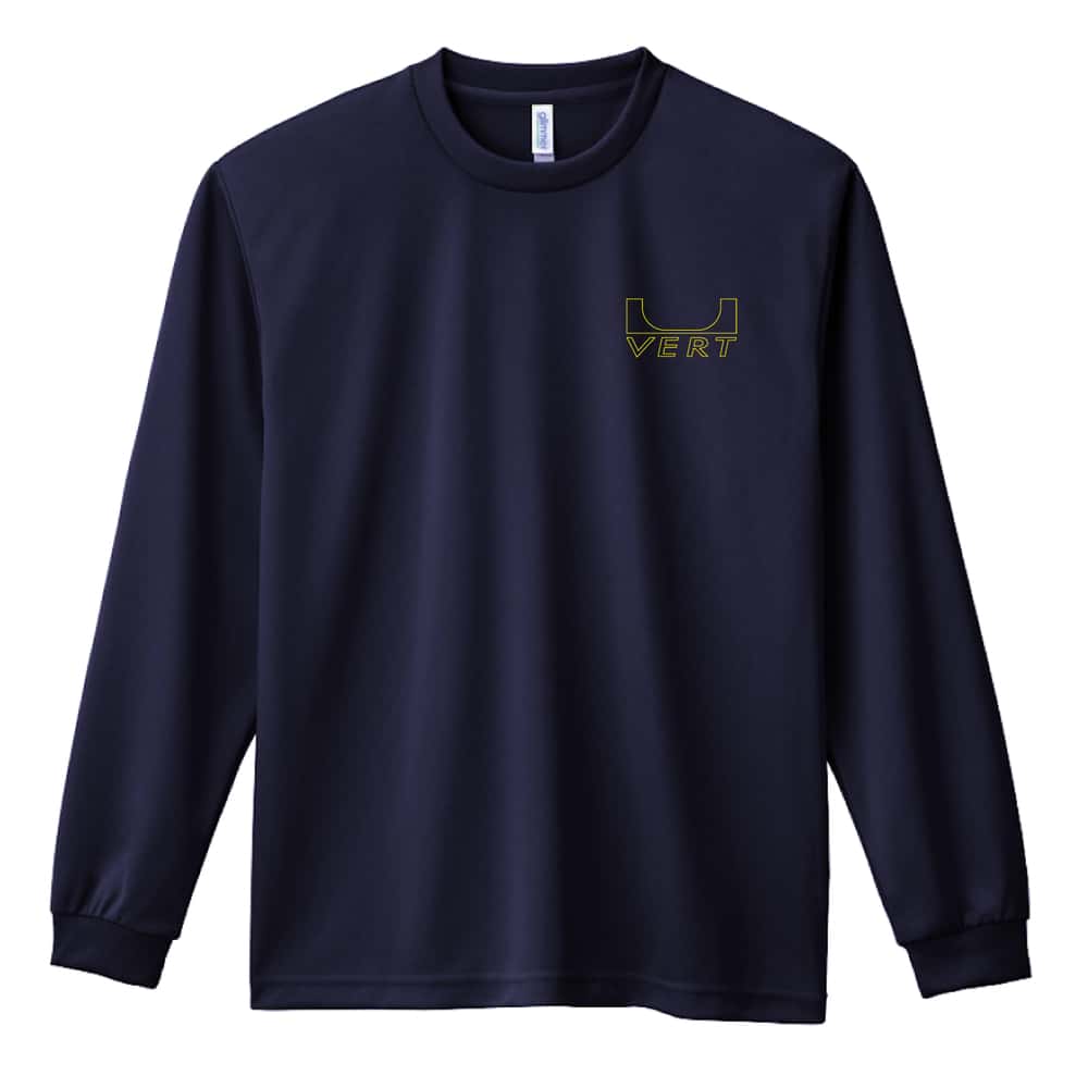 スケボー VERT 吸水速乾ドライロングTシャツ
