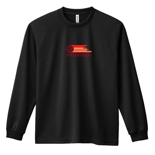 バレーボール カラフル剛速球 吸水速乾ドライロングTシャツ