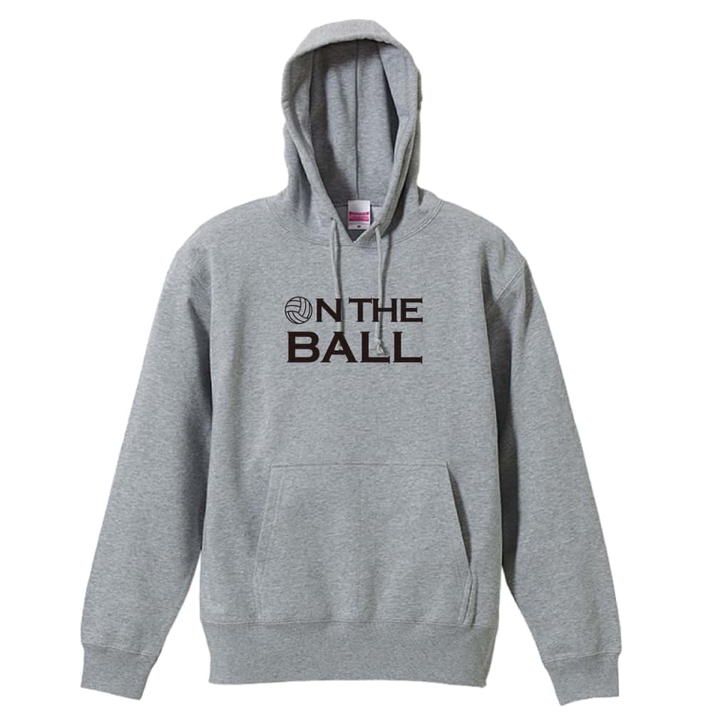 バレーボール ON THE BALL 裏パイルプルオーバーパーカー