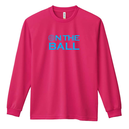 バレーボール ON THE BALL 吸水速乾ドライロングTシャツ