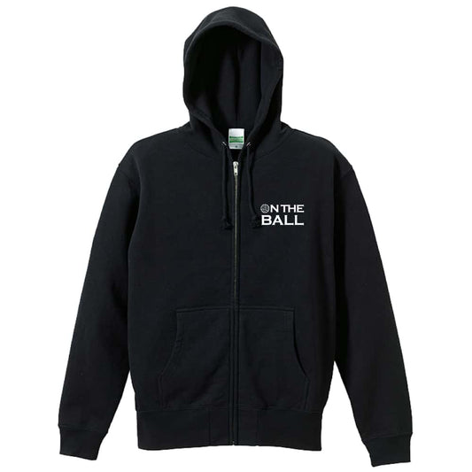 バレーボール ON THE BALL 裏パイルジップパーカー