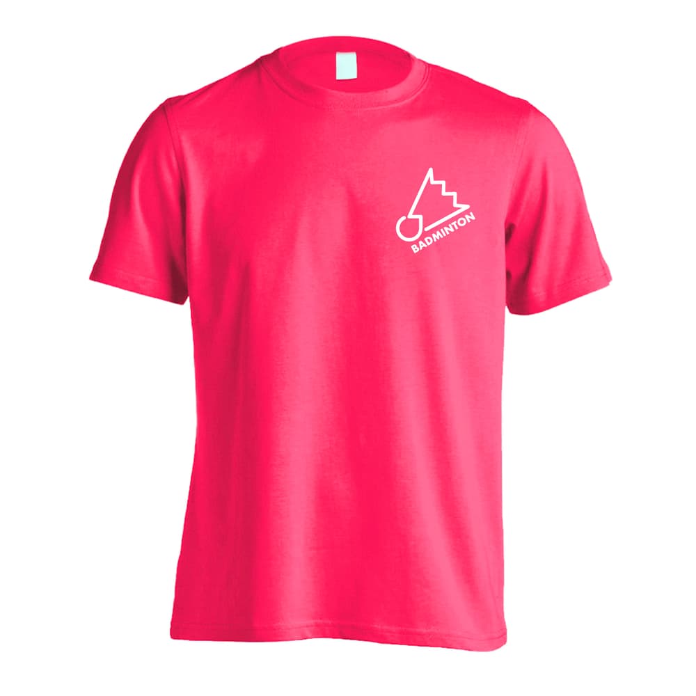 バドミントン BADMINTON フラットロゴ 吸水速乾ドライTシャツ