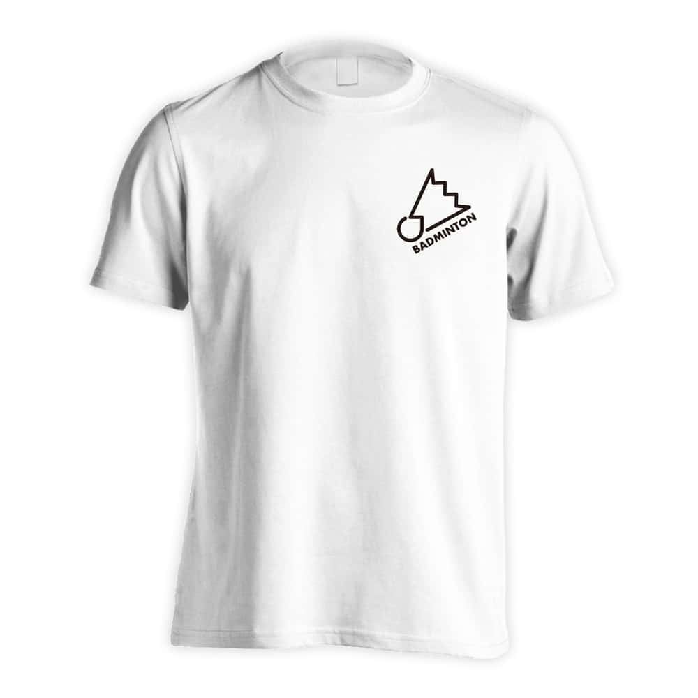 バドミントン BADMINTON フラットロゴ 吸水速乾ドライTシャツ