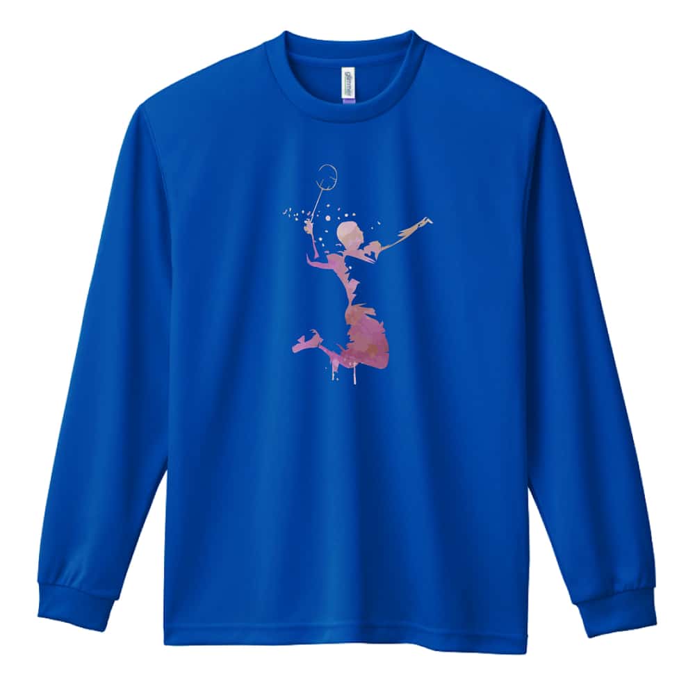 バドミントン SPLASH SMASH 吸水速乾ドライロングTシャツ
