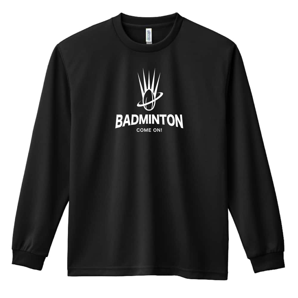 バドミントン COME ON ! 吸水速乾ドライロングTシャツ