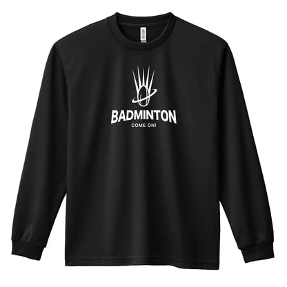 バドミントン COME ON ! 吸水速乾ドライロングTシャツ