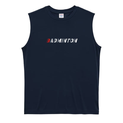 バドミントン 超速 BADMINTON リサイクルポリエステル ノースリーブシャツ