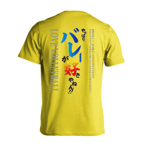 やっぱりバレーが好きやねん バレーボールTシャツ ドライ 半袖 練習着 AW-VLY1102-TS-DRY