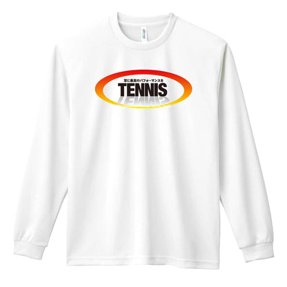 テニス 常に最高のパフォーマンスを 吸水速乾ドライロングTシャツ