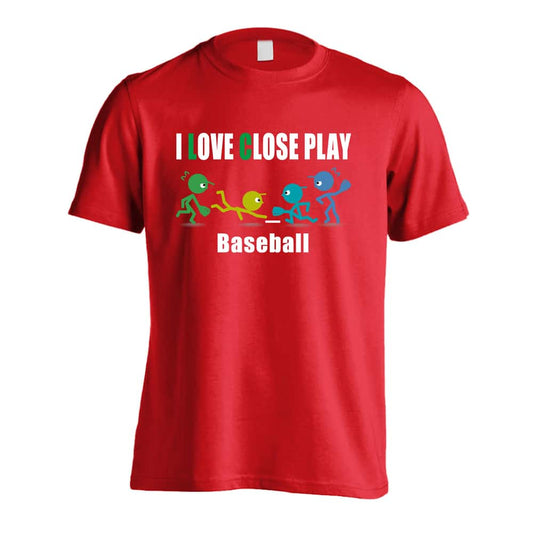 野球 I LOVE CLOSE PLAY 吸水速乾ドライTシャツ