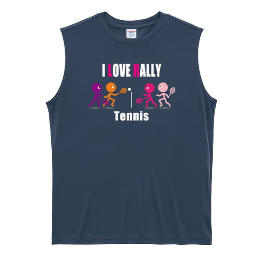 テニス I LOVE RALLY リサイクルポリエステル ノースリーブシャツ