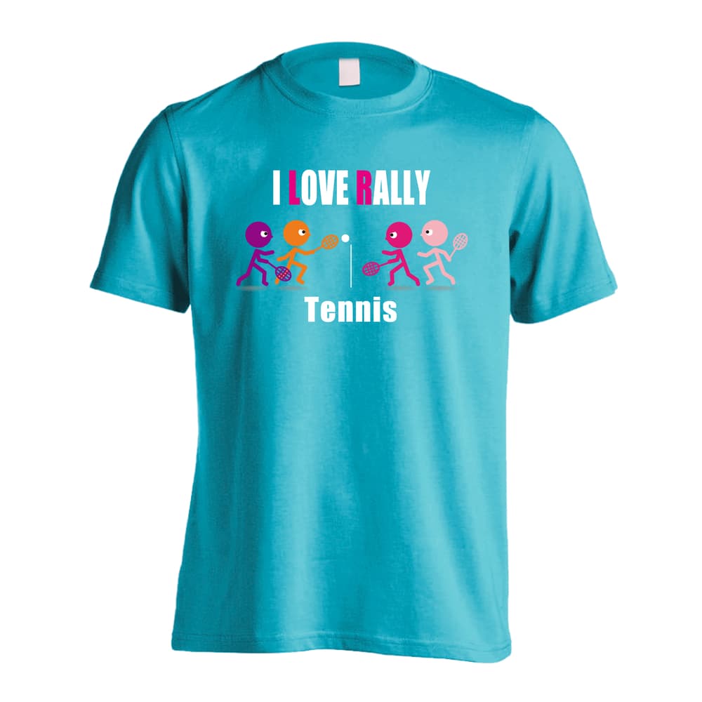 テニス I LOVE RALLY 吸水速乾ドライTシャツ