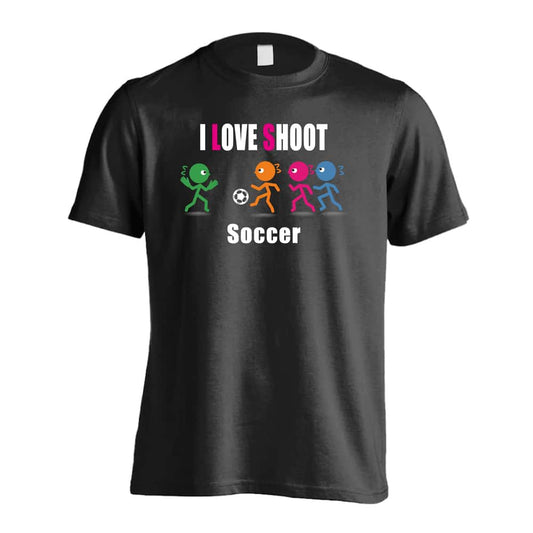 サッカー I LOVE SHOOT 吸水速乾ドライTシャツ