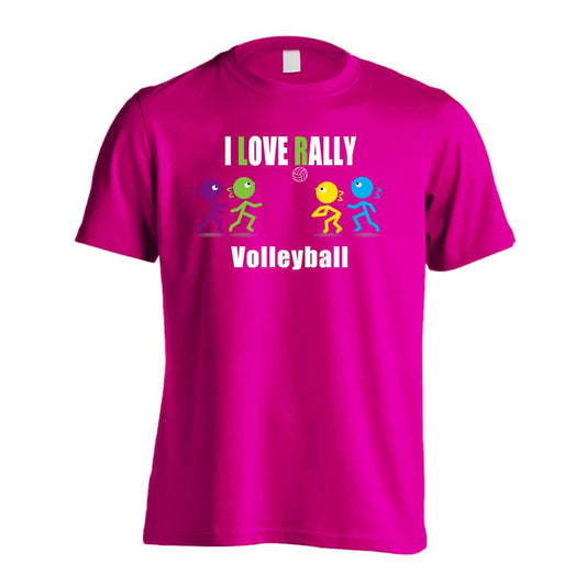 バレーボール I LOVE RALLY 吸水速乾ドライTシャツ