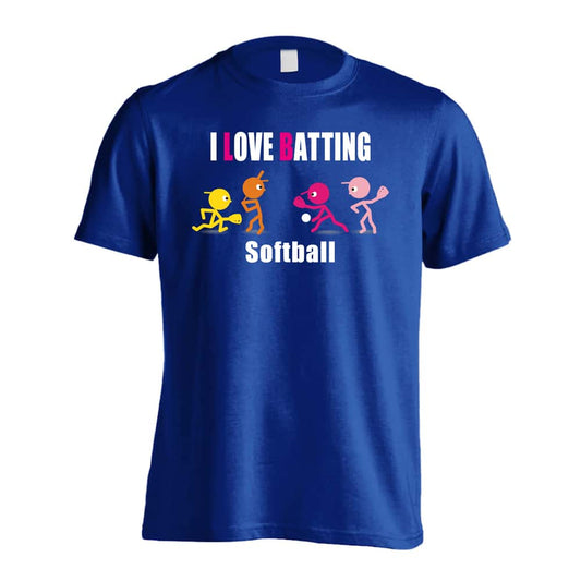 ソフトボール I LOVE BATTING 吸水速乾ドライTシャツ