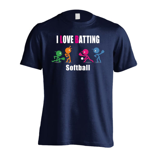 I LOVE BATTING ソフトボールTシャツ ドライ 半袖 練習着 AW-SFT1139-TS-DRY