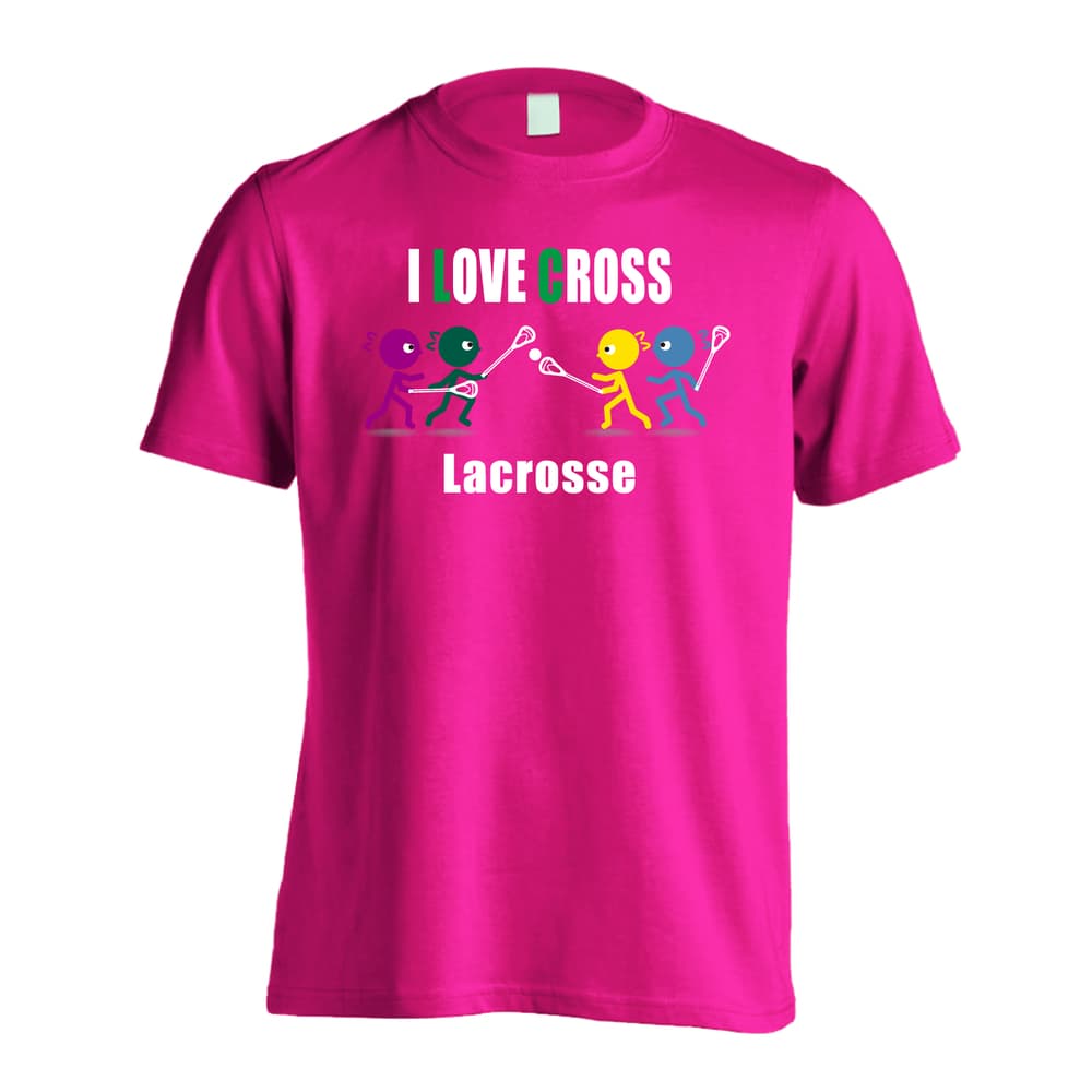 ラクロス I LOVE CROSS 吸水速乾ドライTシャツ