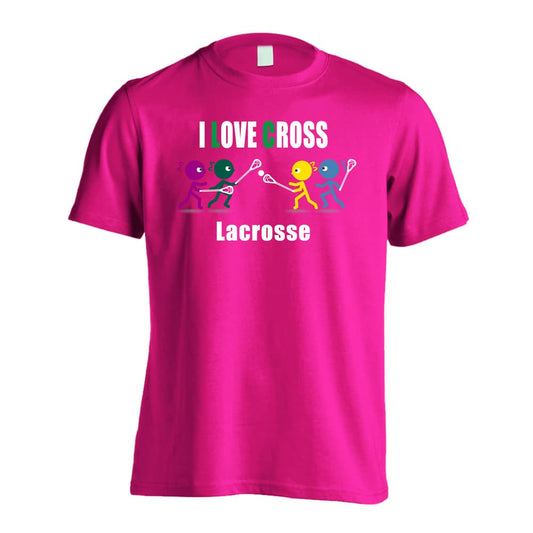 ラクロス I LOVE CROSS 吸水速乾ドライTシャツ