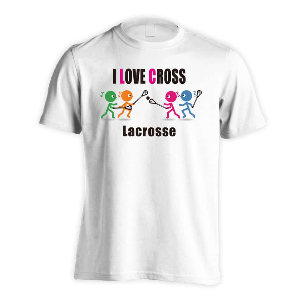 ラクロス I LOVE CROSS 吸水速乾ドライTシャツ