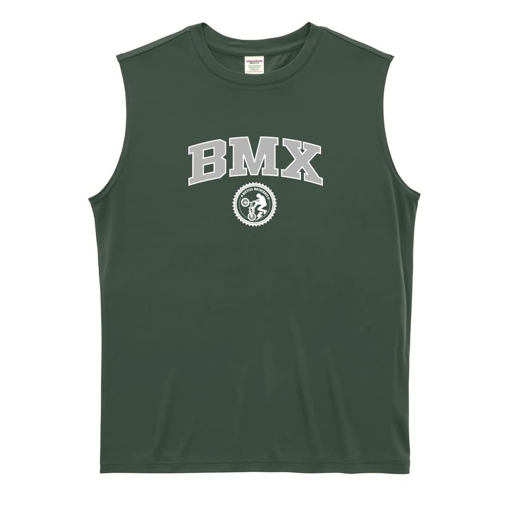 ビーエムエックス BMX カレッジロゴ リサイクルポリエステル ノースリーブシャツ